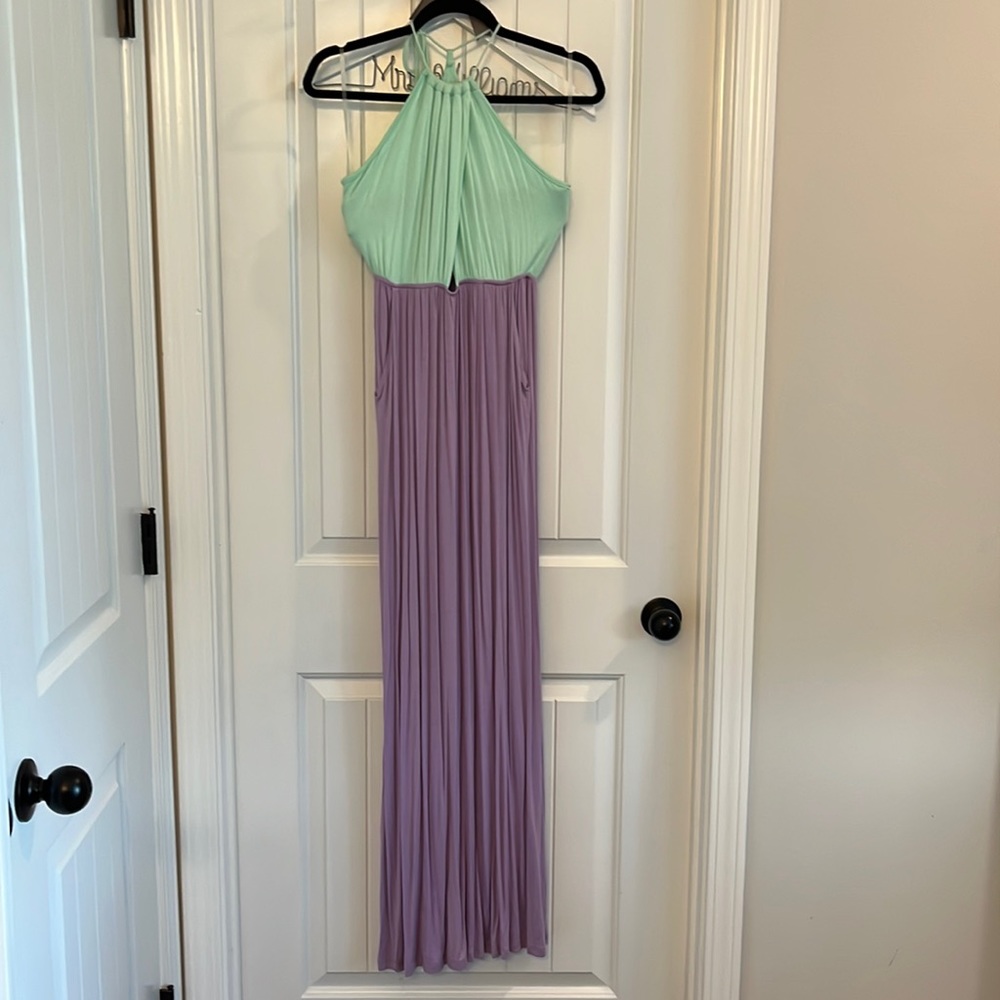 High Neck Maxi Dress